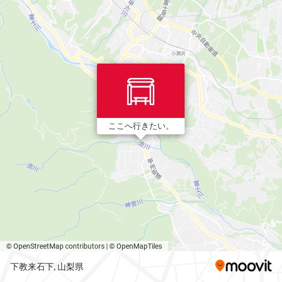下教来石下地図