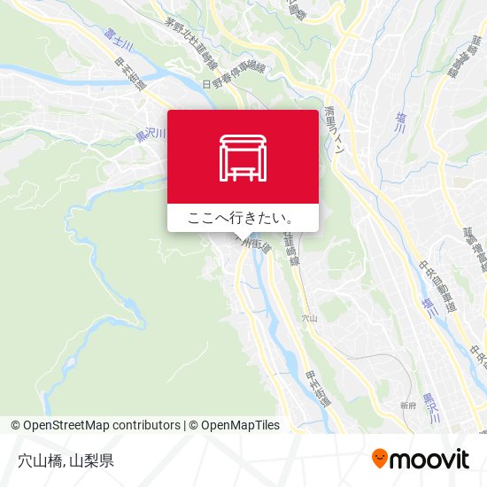 穴山橋地図