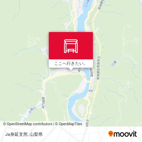 Ja身延支所地図