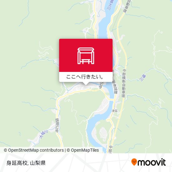身延高校地図