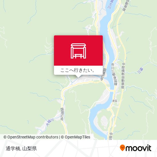 通学橋地図