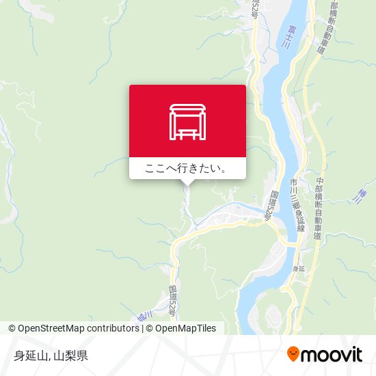 身延山地図