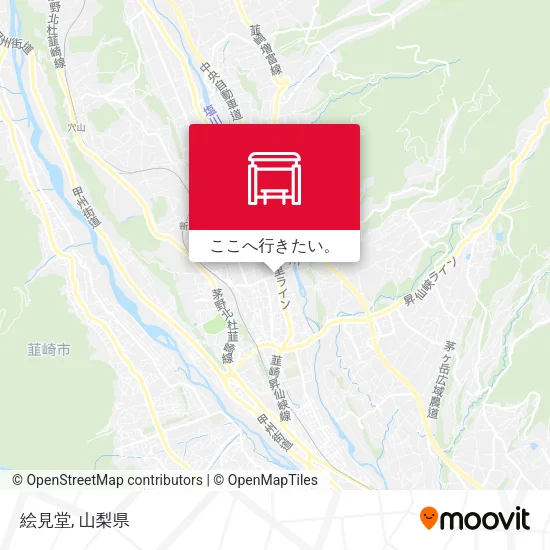 絵見堂地図