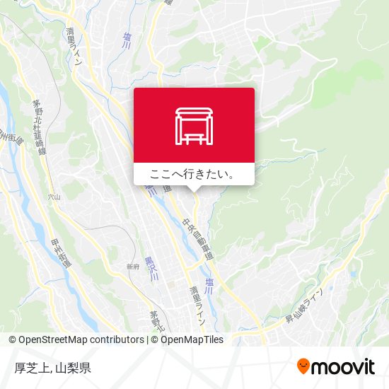 厚芝上地図