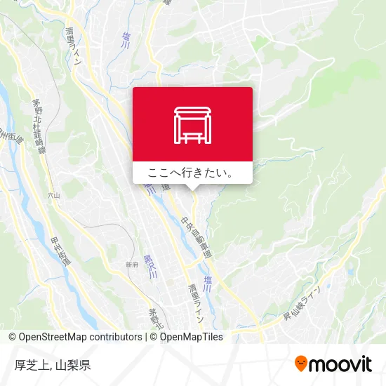 厚芝上地図