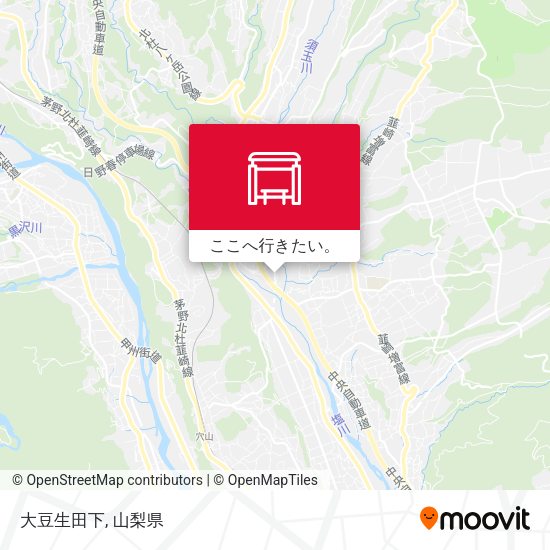 大豆生田下地図