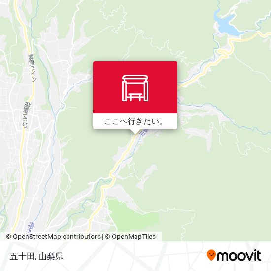 五十田地図
