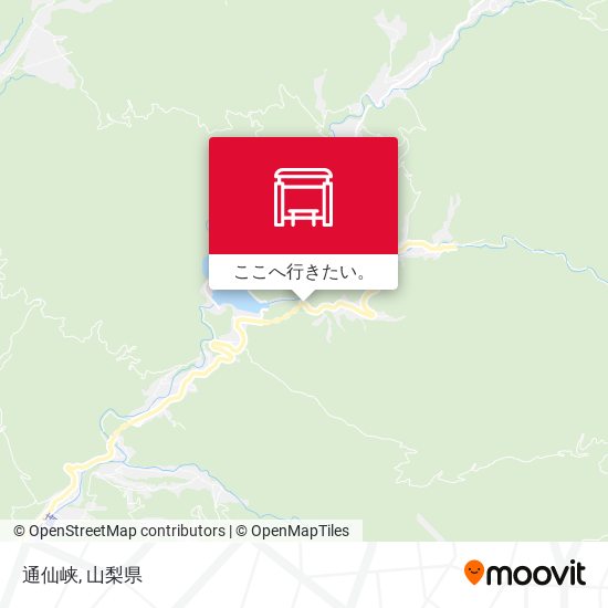 通仙峡地図