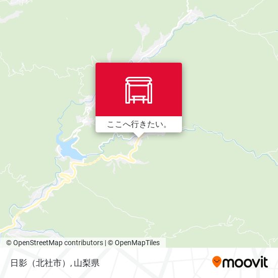 日影（北社市）地図