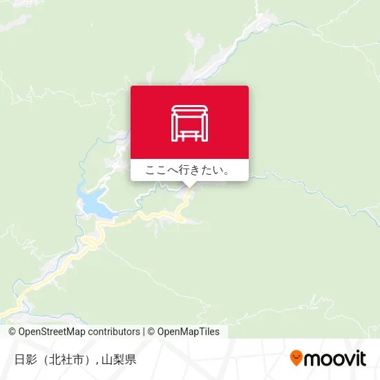 日影（北社市）地図