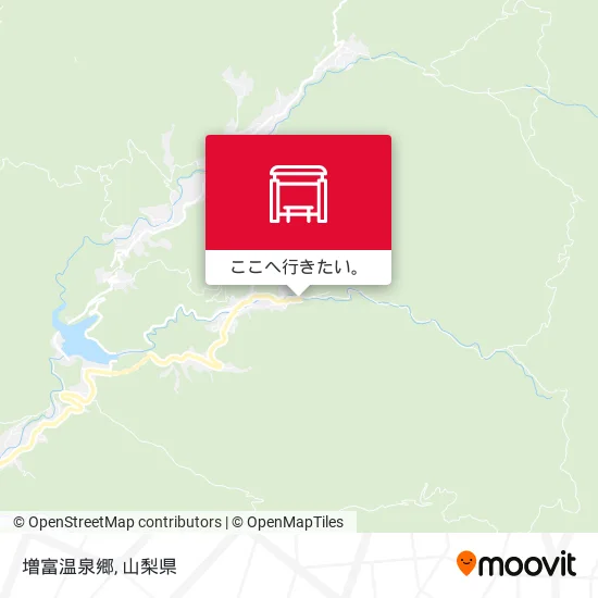 増富温泉郷地図