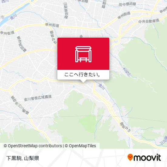 下黒駒地図