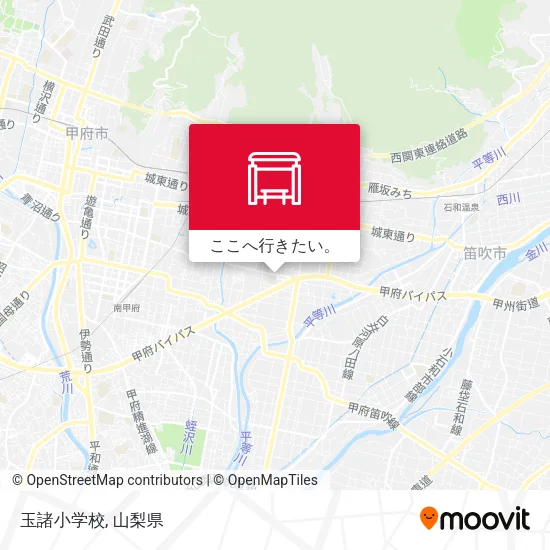 玉諸小学校地図