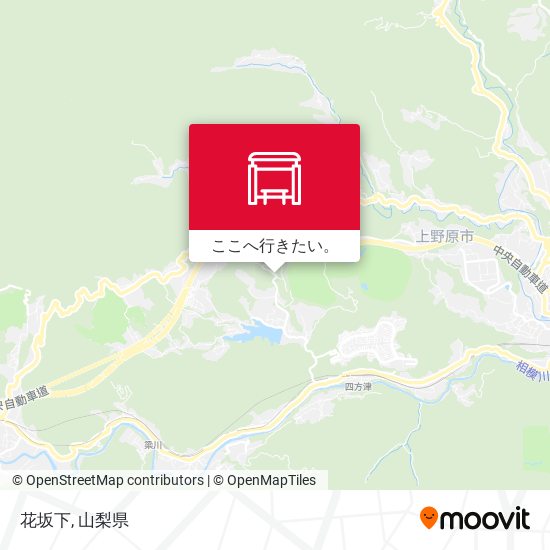 花坂下地図