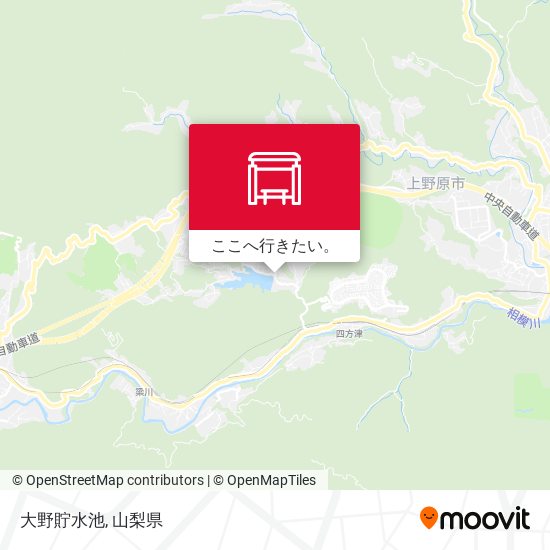 大野貯水池地図