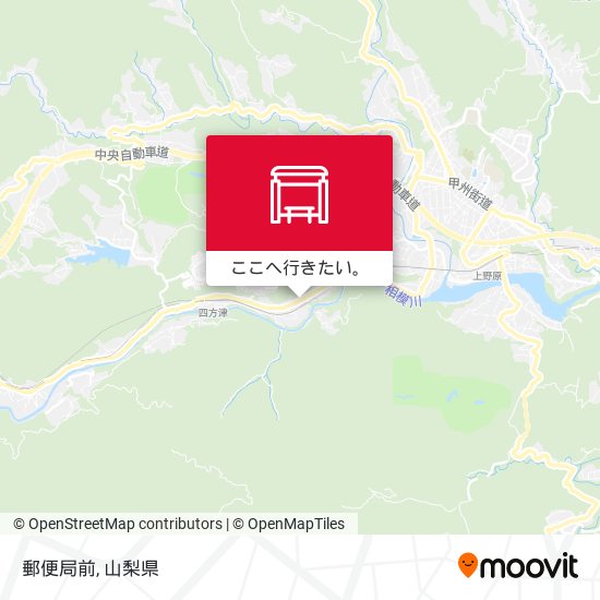 郵便局前地図