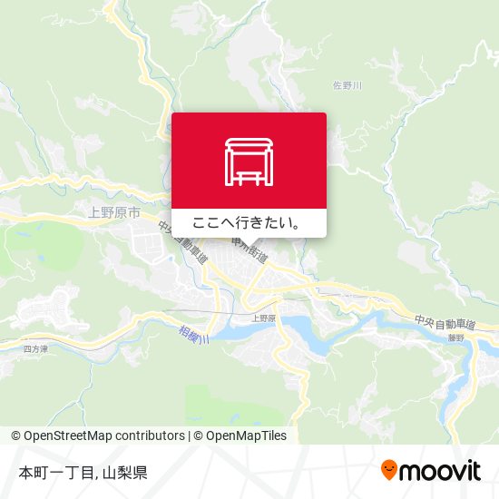 本町一丁目地図