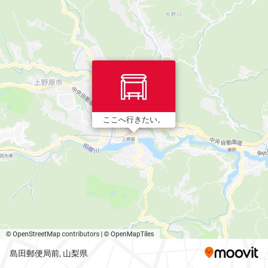 島田郵便局前地図