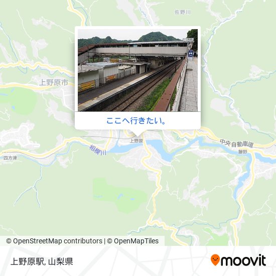 上野原駅地図