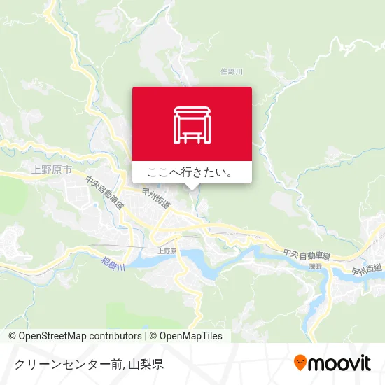 クリーンセンター前地図