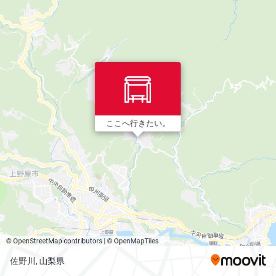 佐野川地図