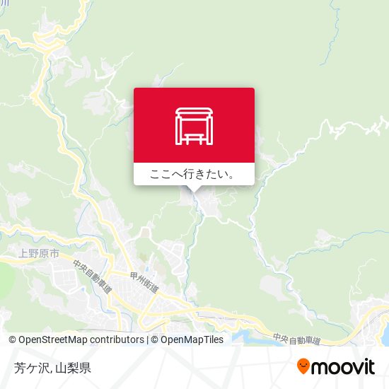 芳ケ沢地図