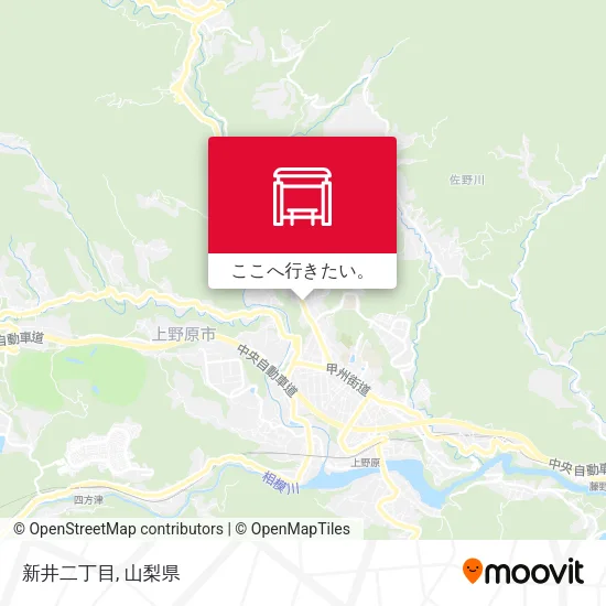 新井二丁目地図
