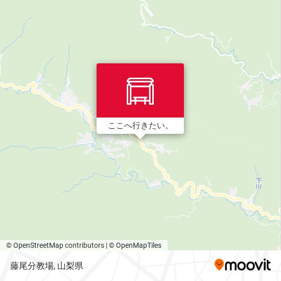 藤尾分教場地図