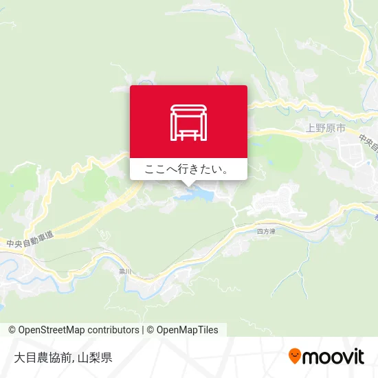 大目農協前地図