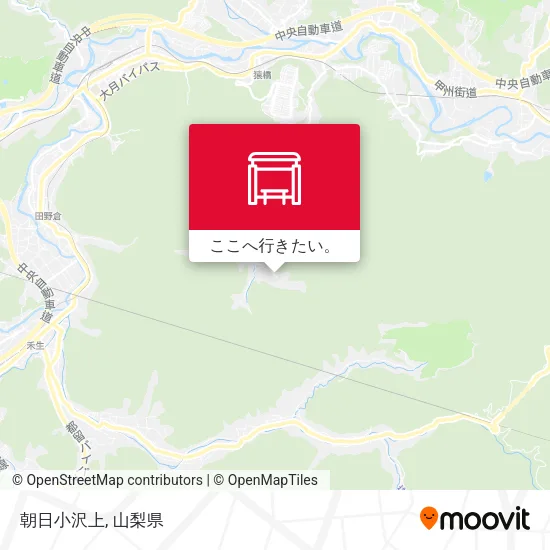 朝日小沢上地図