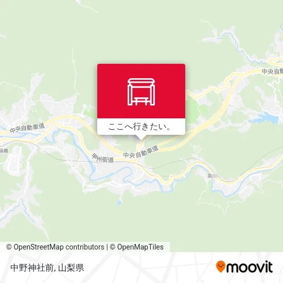 中野神社前地図