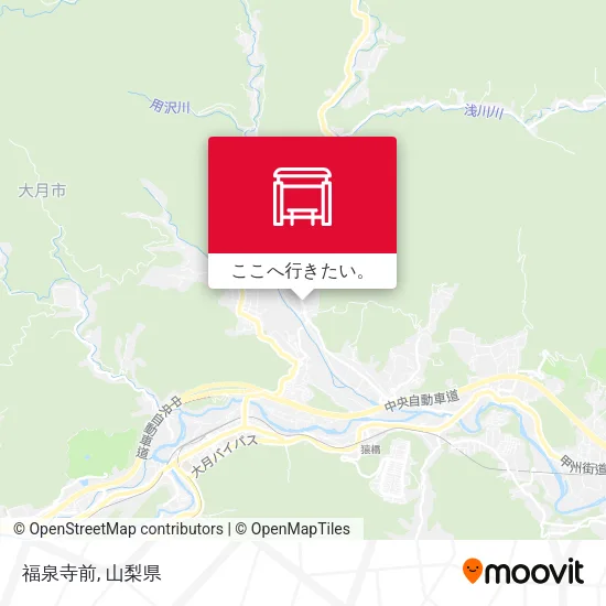 福泉寺前地図