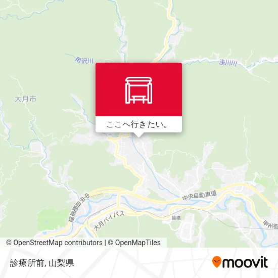 診療所前地図