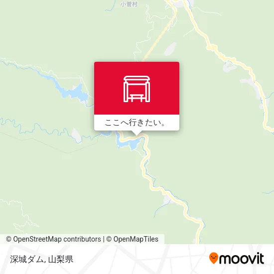 深城ダム地図