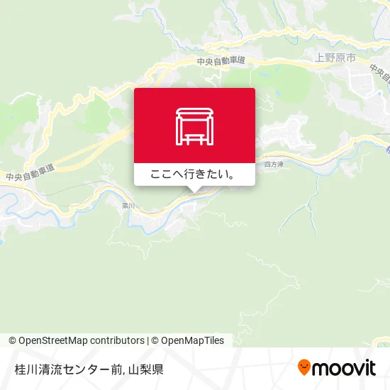 桂川清流センター前地図