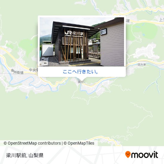 梁川駅前地図