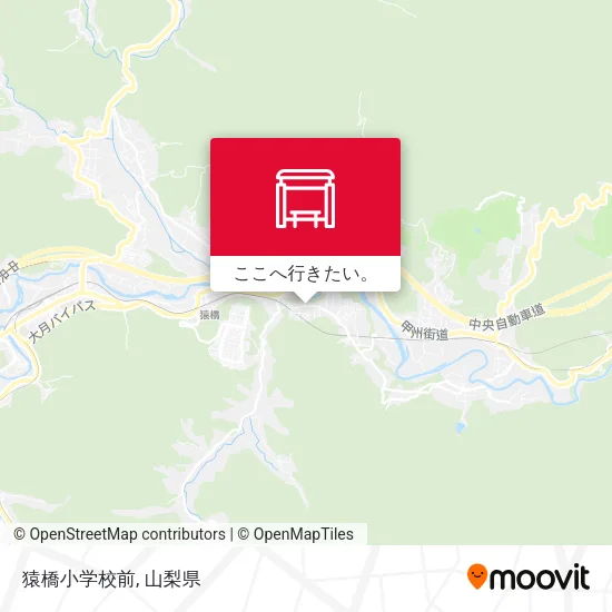 猿橋小学校前地図