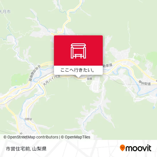 市営住宅前地図