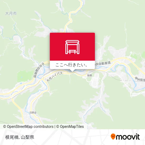 横尾橋地図