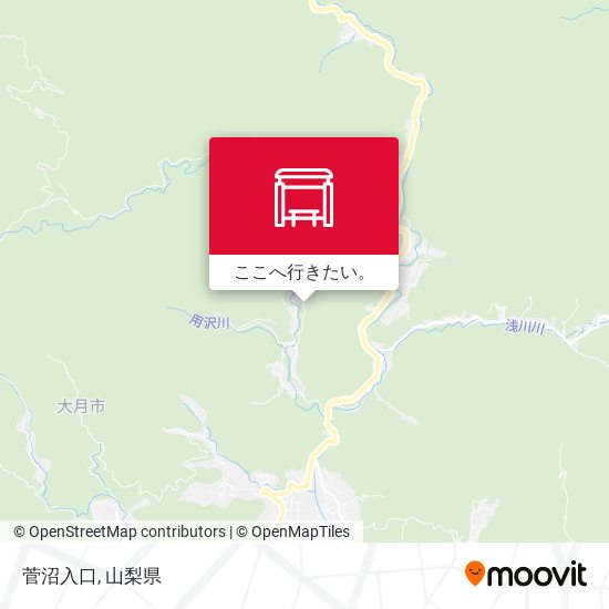 菅沼入口地図