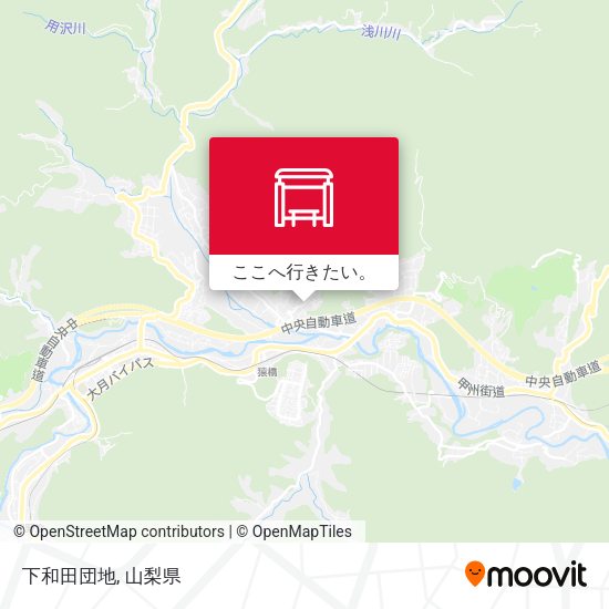 下和田団地地図