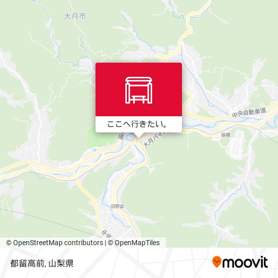 都留高前地図