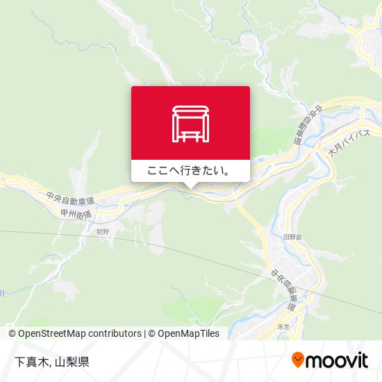 下真木地図