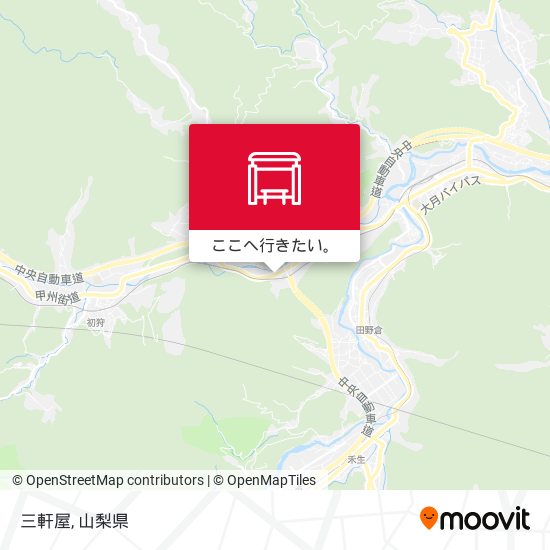 三軒屋地図