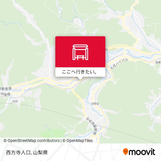 西方寺入口地図