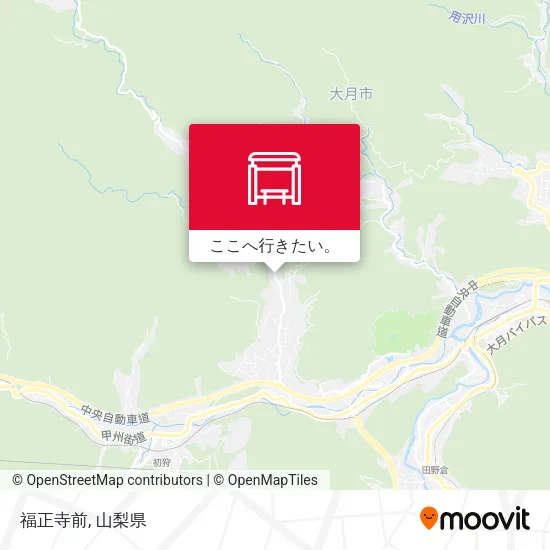 福正寺前地図