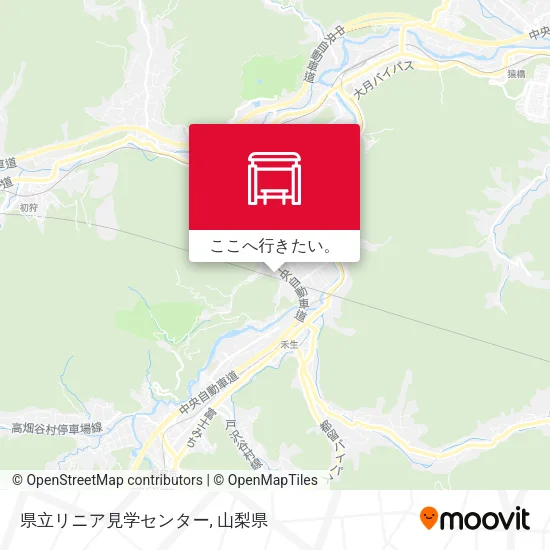 県立リニア見学センター地図