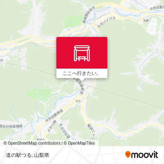 道の駅つる地図
