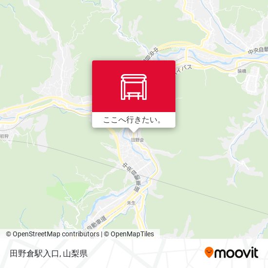 田野倉駅入口地図