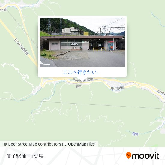 笹子駅前地図